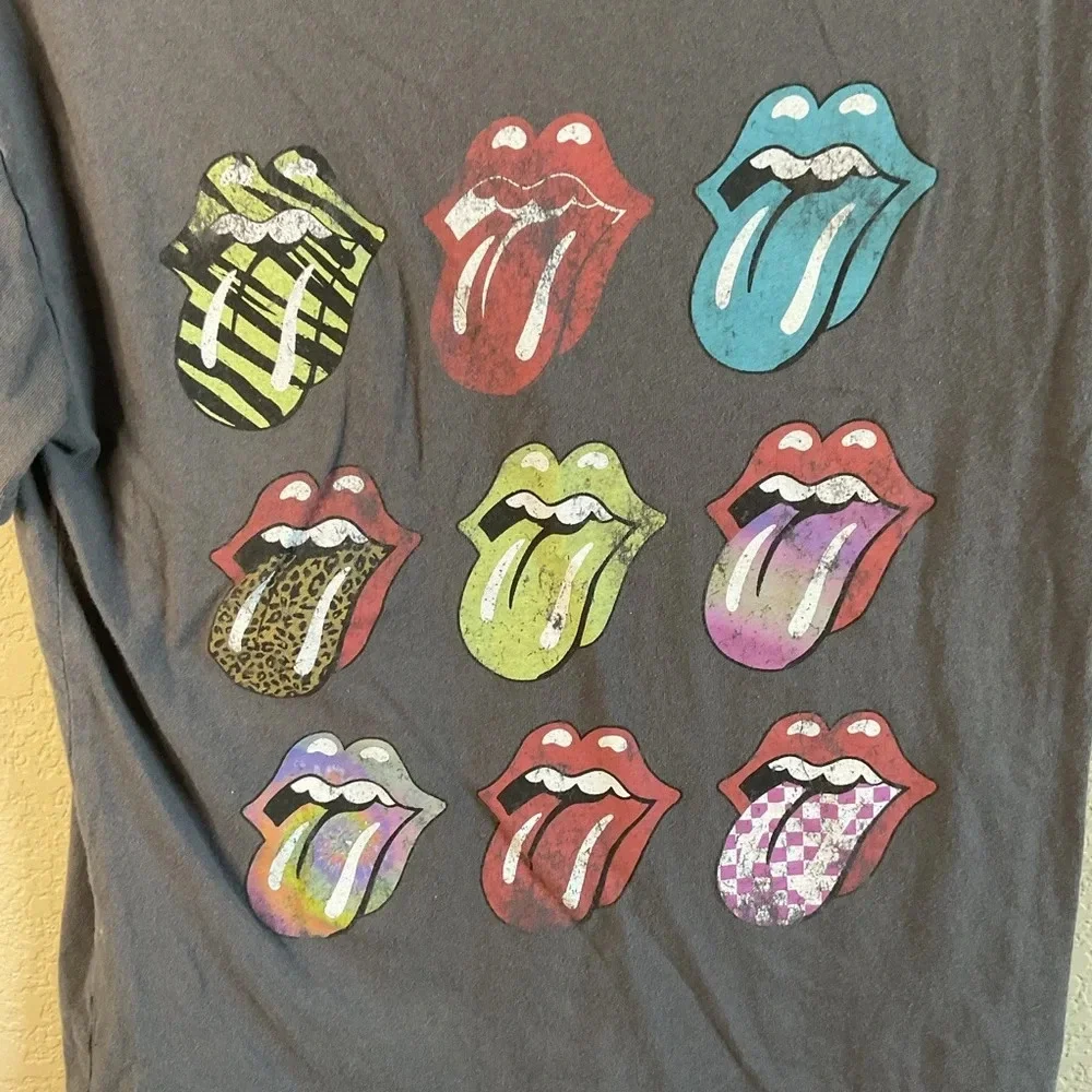 Rolling Stones Womens‎ Short Sleeve Boyfriend Graphic T-Shirt Size Small